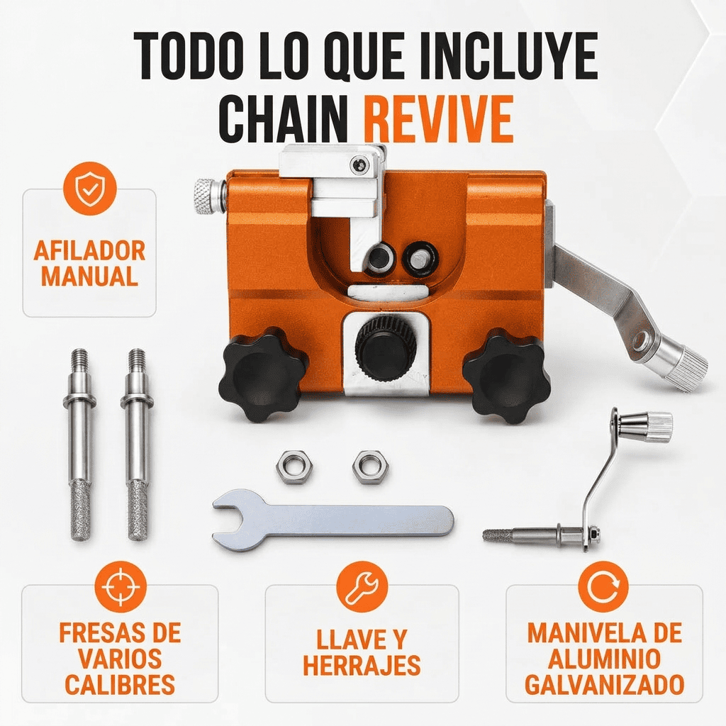 Afilador de Cadenas de Motosierra