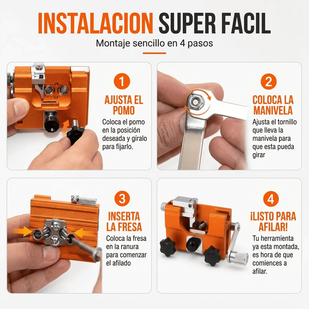 Afilador de Cadenas de Motosierra