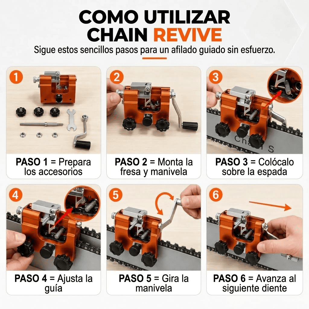 Afilador de Cadenas de Motosierra